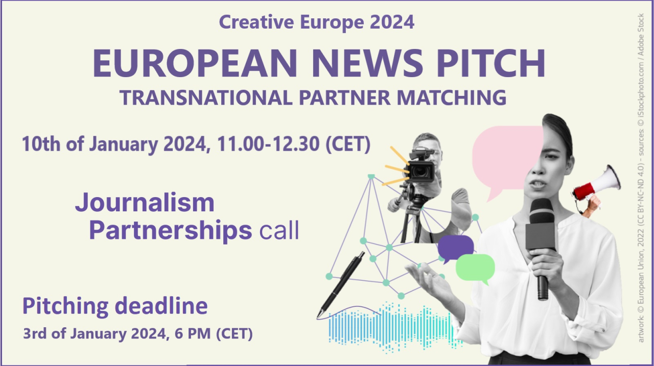 Online pitch fórum: Újságírási partnerségek 2024